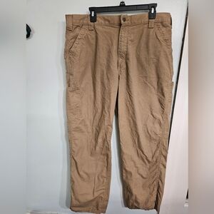 Carhartt Men's Tan Pants 38×32 Loose Original Fit